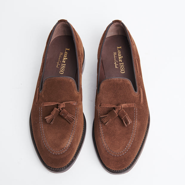 Russell Tassel Loafer in Polo Suede