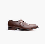 Medway Single Monk in Brown Burnished Calf