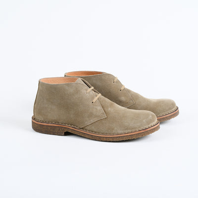 Greenflex Desert Boot in Stone Suede