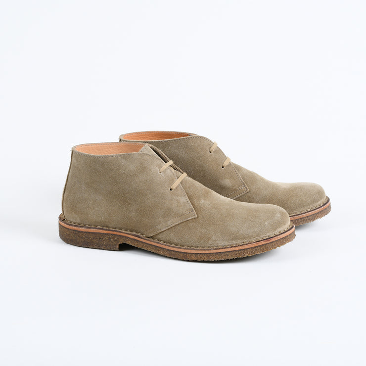 Greenflex Desert Boot in Stone Suede