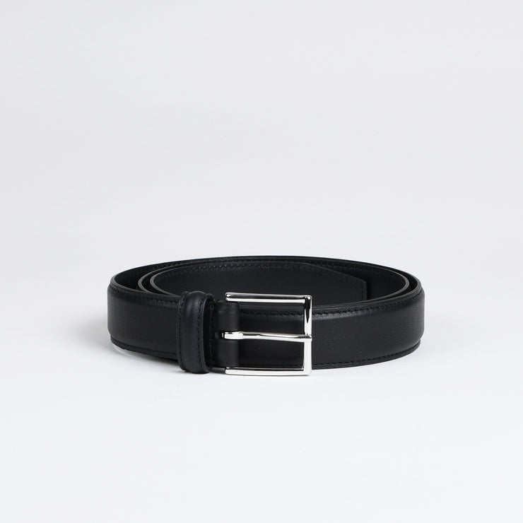 Formal Belt in Soft Black Calf