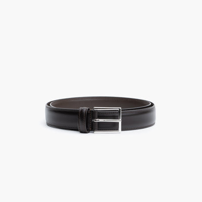 Dress Belt in Dark Brown Calf