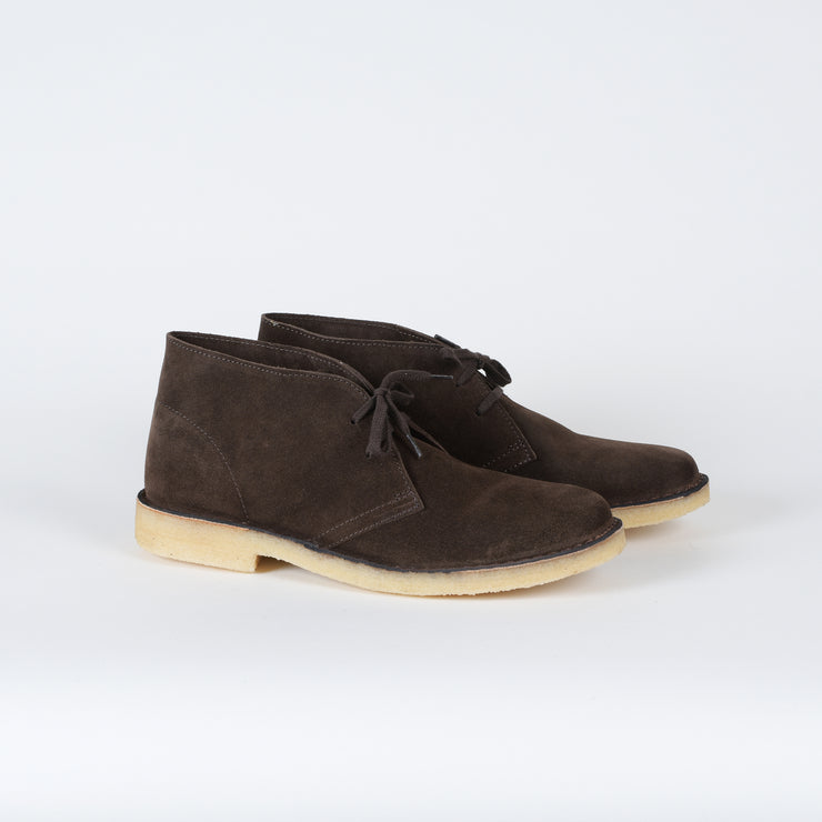 Driftflex Unlined Chukka Boot in Dark Chestnut