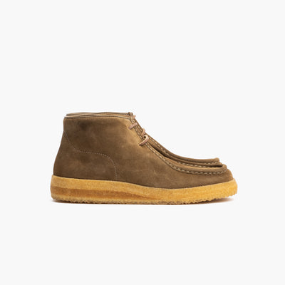 Crepe Chukka Rampiflex in Militare Suede