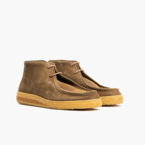 Crepe Chukka Rampiflex in Militare Suede