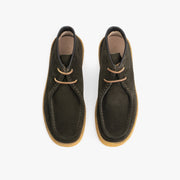 Crepe Chukka Rampiflex in Dark Olive Suede