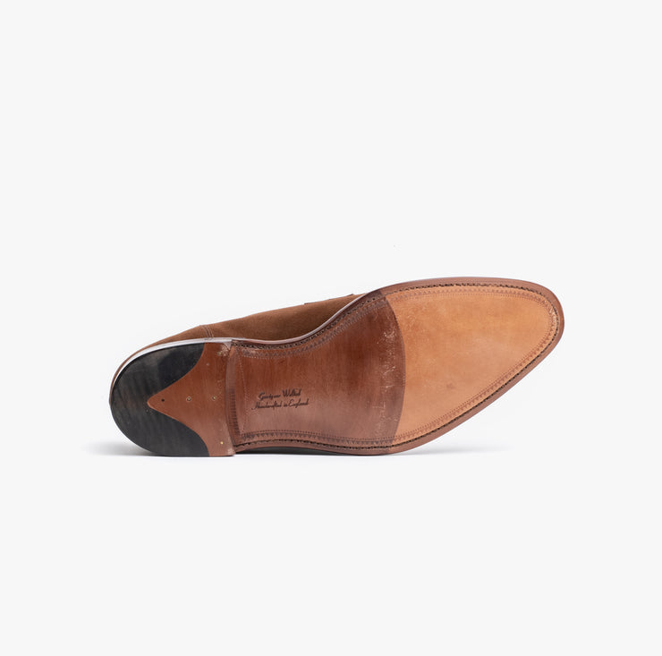 Avon Split-toe in Brown Suede