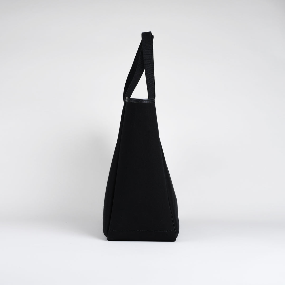 トートバッグ Brady Bags Waterproof Cotton Canvas Tote Brady Bags Classic Tote - Black – Caine Clothiers