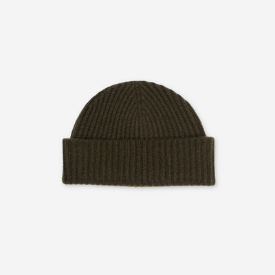 Alex Cashmere Beanie in Army