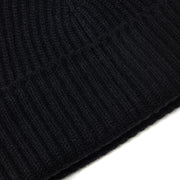 Alex Cashmere Beanie in Black