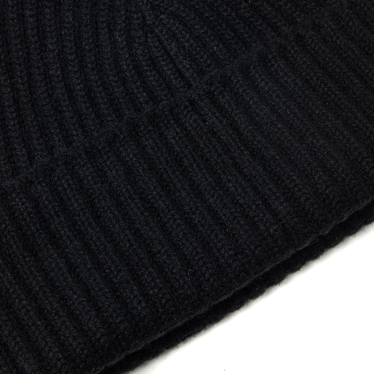 Alex Cashmere Beanie in Black
