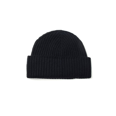 Alex Cashmere Beanie in Black