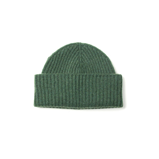 Alex Cashmere Beanie in Green