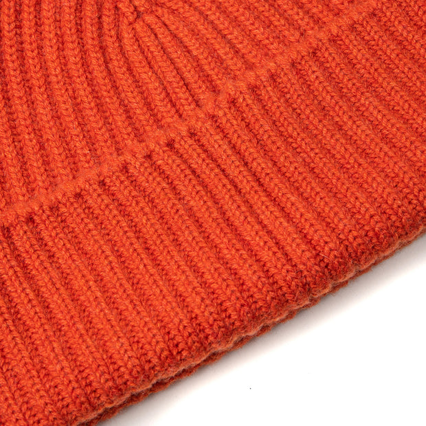 Alex Cashmere Beanie in Orange