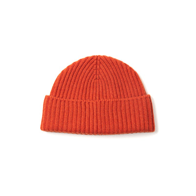 Alex Cashmere Beanie in Orange