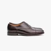 Cap Toe Oxford in Dark Brown Calf