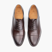 Cap Toe Oxford in Dark Brown Calf