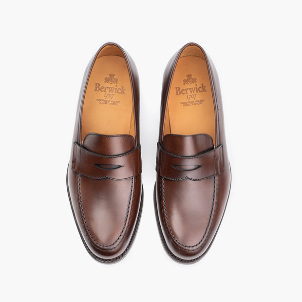 Penny Loafer 5316 in Dark Brown Boxcalf