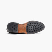 Plain Toe Derby in Dark Brown Suede