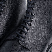 Cap Toe Boot in Black Scotch Grain