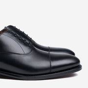 Cap Toe Oxford in Black Calf