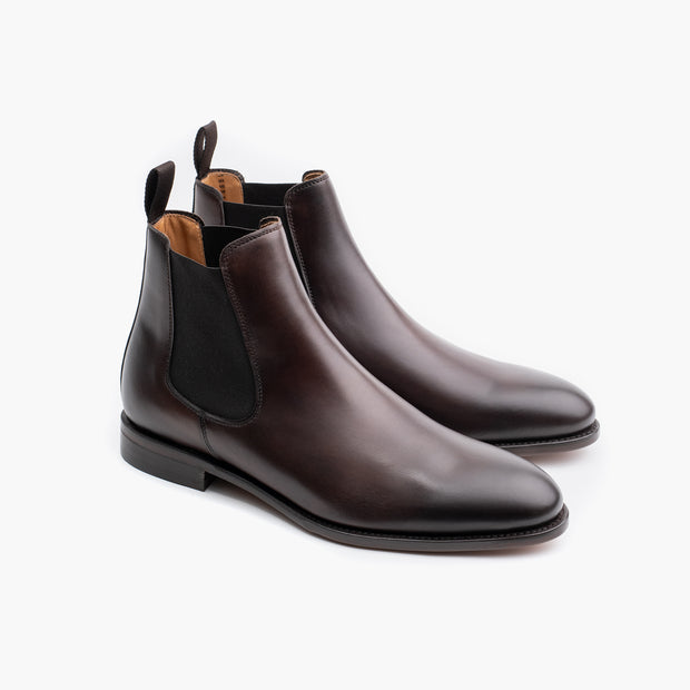 Chelsea Boot in Dark Brown Calf