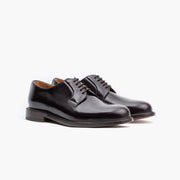 Plain Toe Derby in Dark Brown Rois