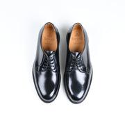 Plain Toe Derby 4406 in Black Polish Binder