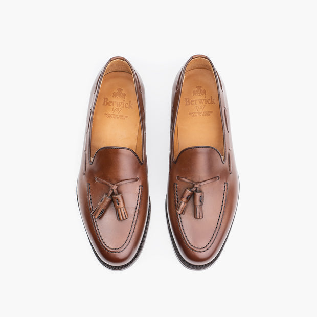 Tassel Loafer in Melize Brown Calf