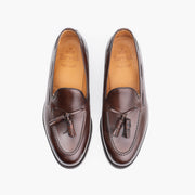 Tassel Loafer in Dark Brown Calf