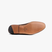 Milanese Tassel Loafer in Dark Brown Suede