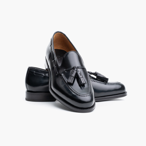 Tassel Loafer in Black Cordovan