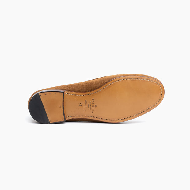 Penny Loafer in Snuff Suede