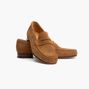 Penny Loafer in Snuff Suede
