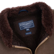 Mountain Gilet in Dark Tan Waxed Cotton