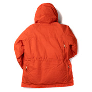 Goose Down Padded Fisherman Parka in Orange