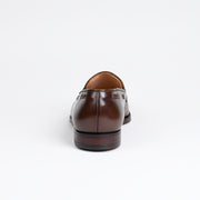 Langham II Tassel Loafer in Dark Brown Burnished Calf