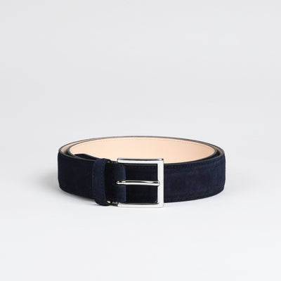 Suede Belt - Navy