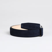 Suede Belt - Navy