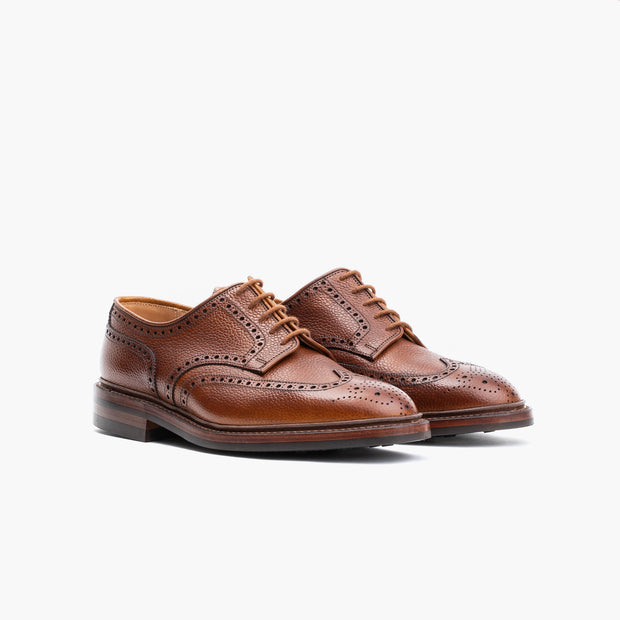 Pembroke Derby in Tan Scotch Grain