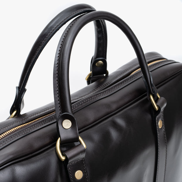 Malton Commuter Bag in Dark Havana Leather
