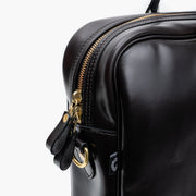 Malton Commuter Bag in Dark Havana Leather