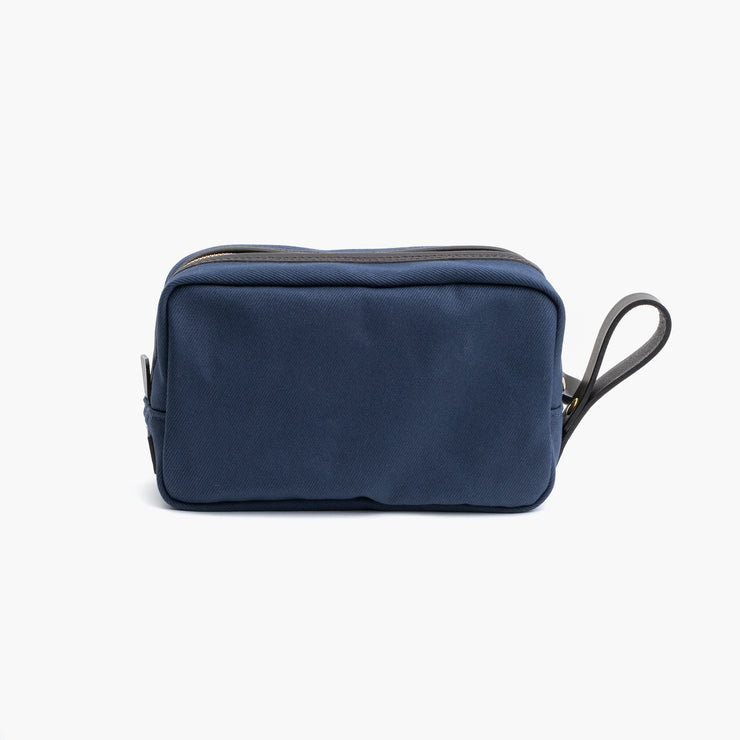 Travel Kit in Navy Cotton Twill