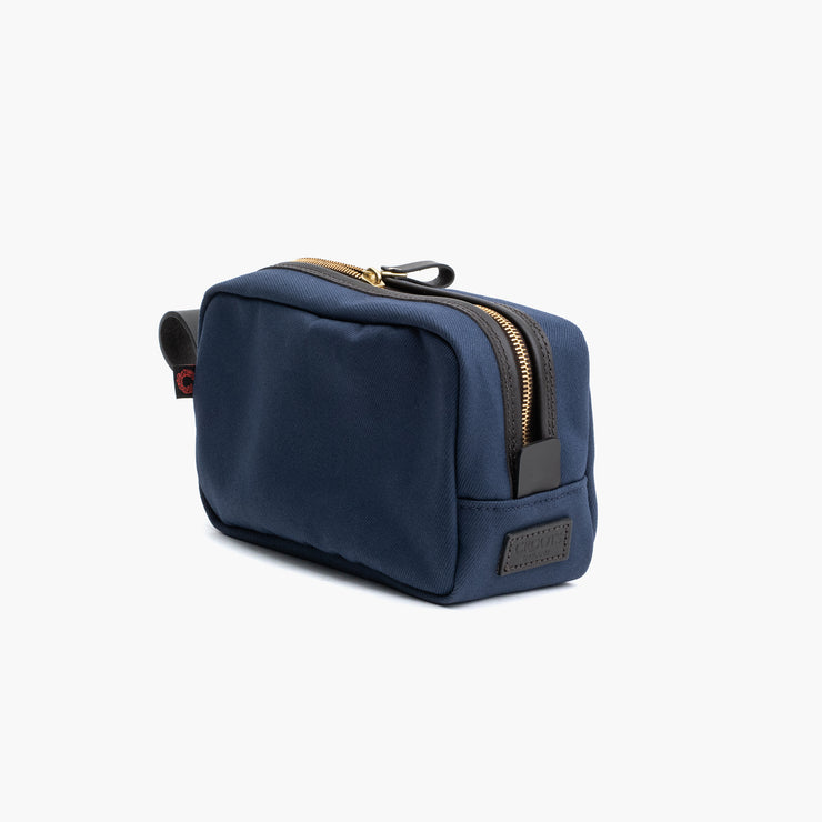 Travel Kit in Navy Cotton Twill