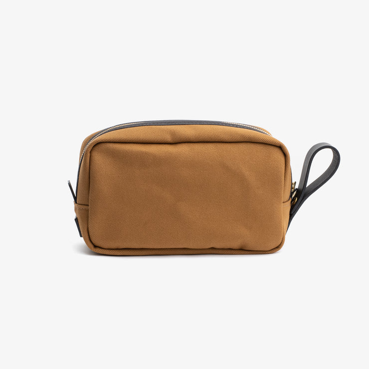 Travel Kit in Tan Cotton Twill