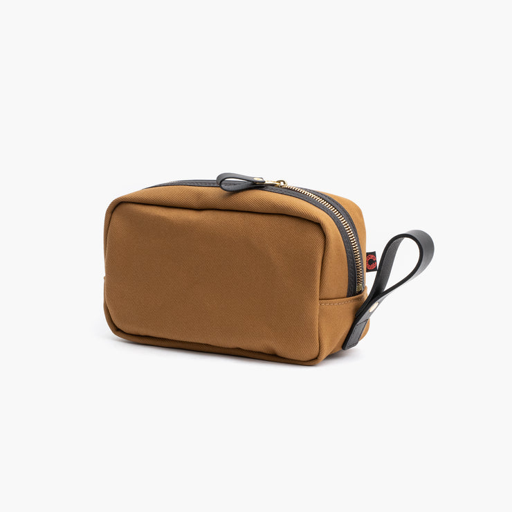 Travel Kit in Tan Cotton Twill