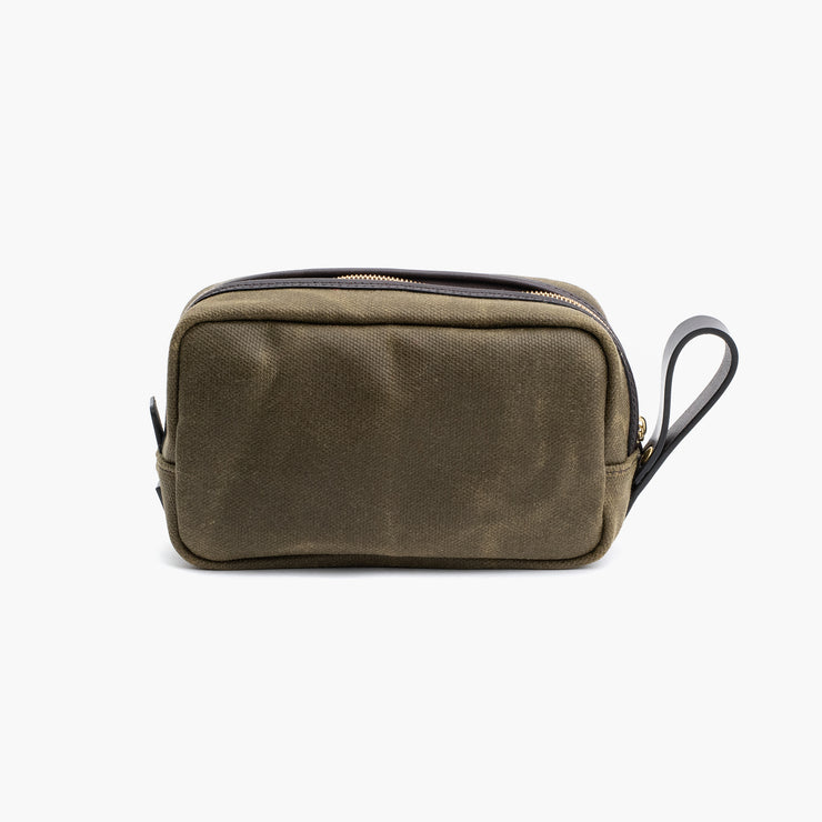 Travel Kit in Vintage Olive Canvas