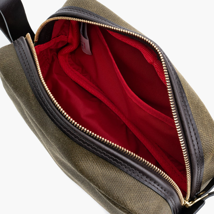 Travel Kit in Vintage Olive Canvas