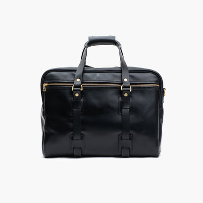 Traveller Bag in Black Vintage Leather