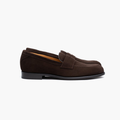 Penny Loafer 7027 in Espresso Suede